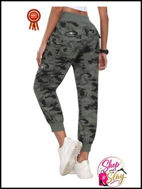 Lightweight Quick Dry Hiking Cargo Pants Tapered Joggers